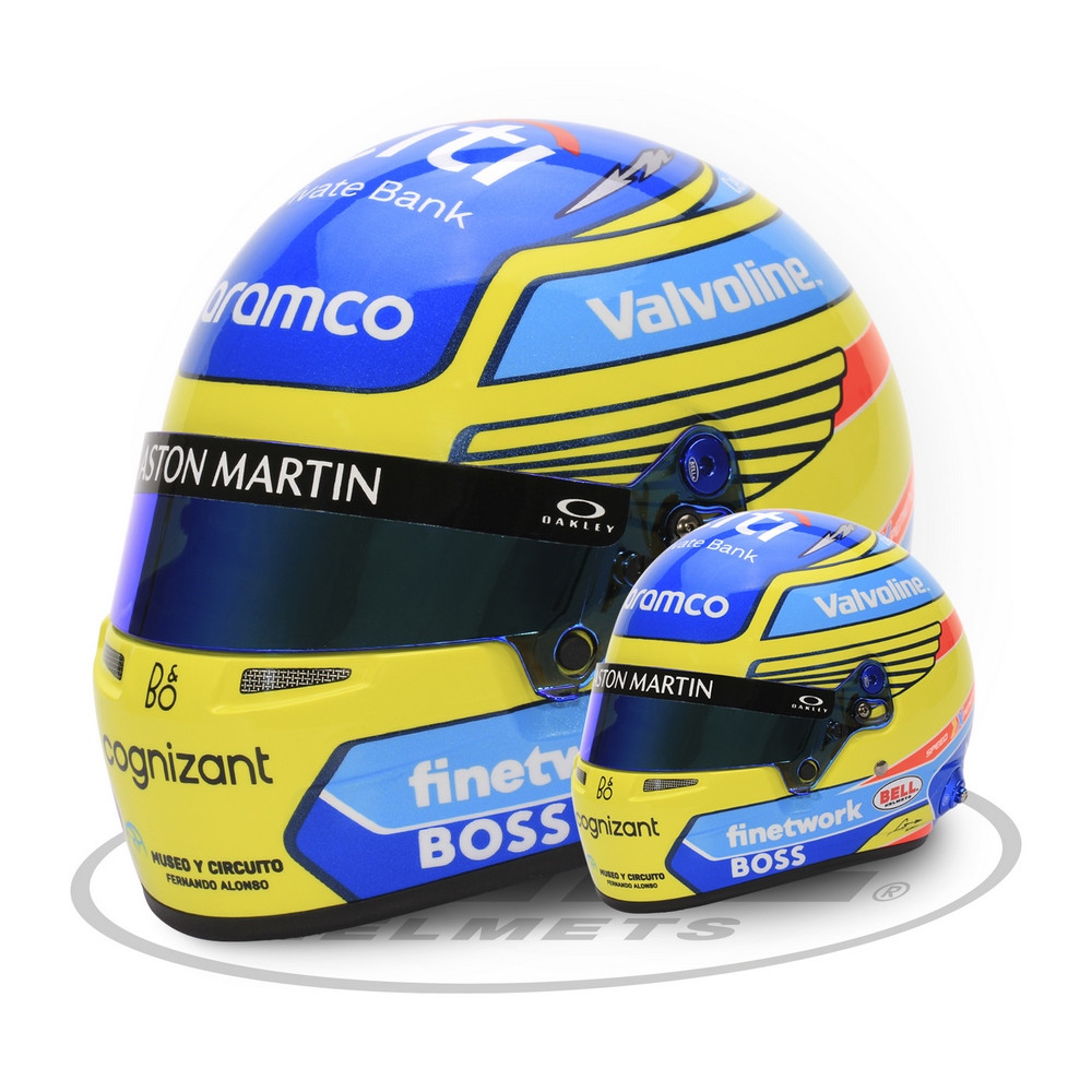 Mini casque BELL 2024 Fernando ALONSO - BEL-24-ALONSO - 4100308 - 3666618292281