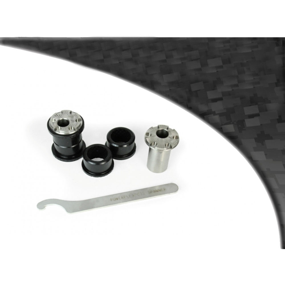 Powerflex Black Boccola Anteriore Braccio Anteriore, regolazione Campanatura Fiat 500 (2007-) - PF-F16501G-2N - PFF16-501GBLK - 5055676524645