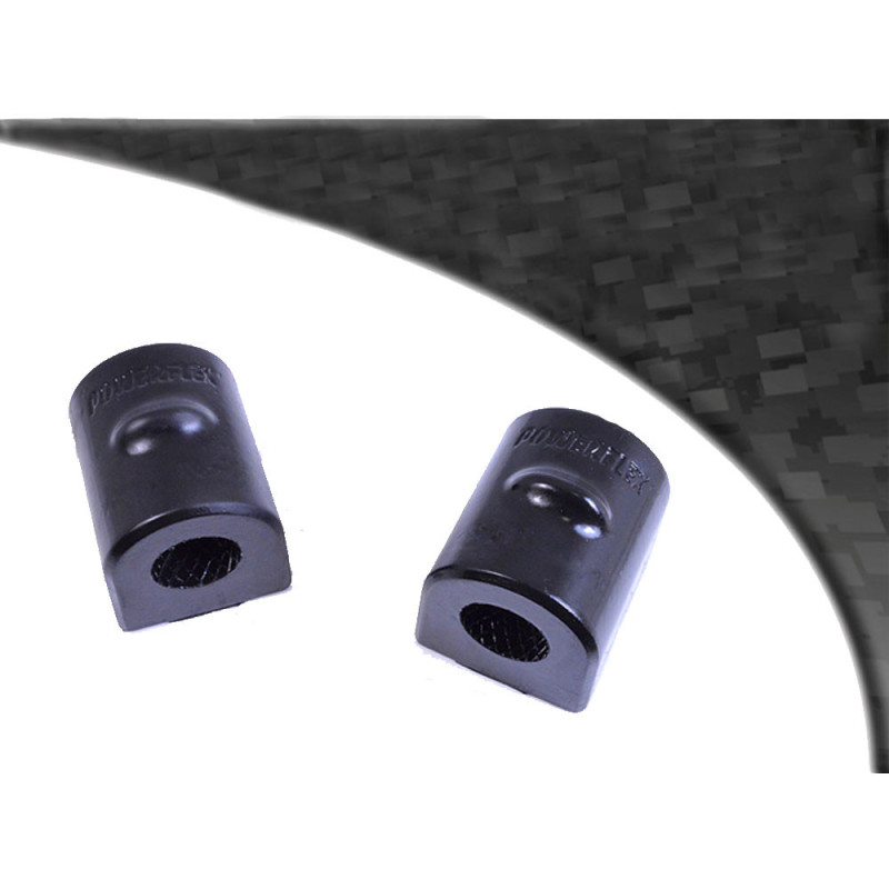 Silent-Bloc Powerflex zwart Anti-rollbar vooraan op 21 mm Ford Focus MK2 RS chassis - PF-F19160321-2N - PFF19-1603-21BLK - 5055676532992