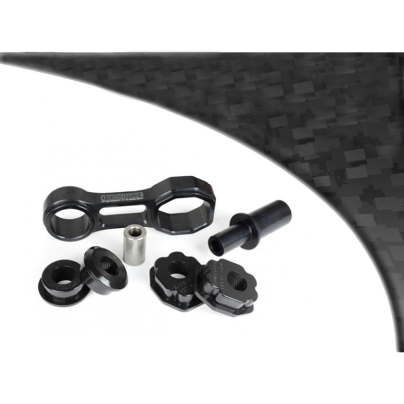Silent-block Powerflex Zwart onderste koppelsteun (rups) Fiat 500 na 2007 (1 stuk) - PF-F16531-N - PFF16-531BLK - 5055676550330