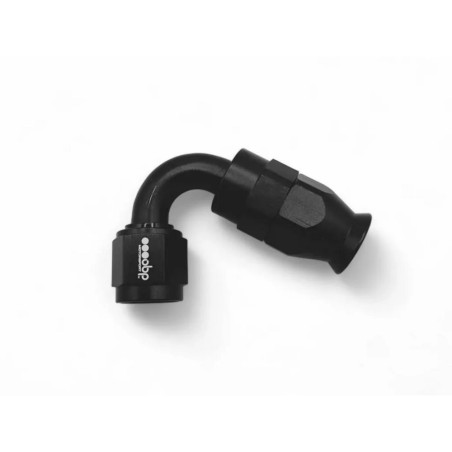 Raccordo femmina OBP 120°, tipo PTFE, alluminio nero