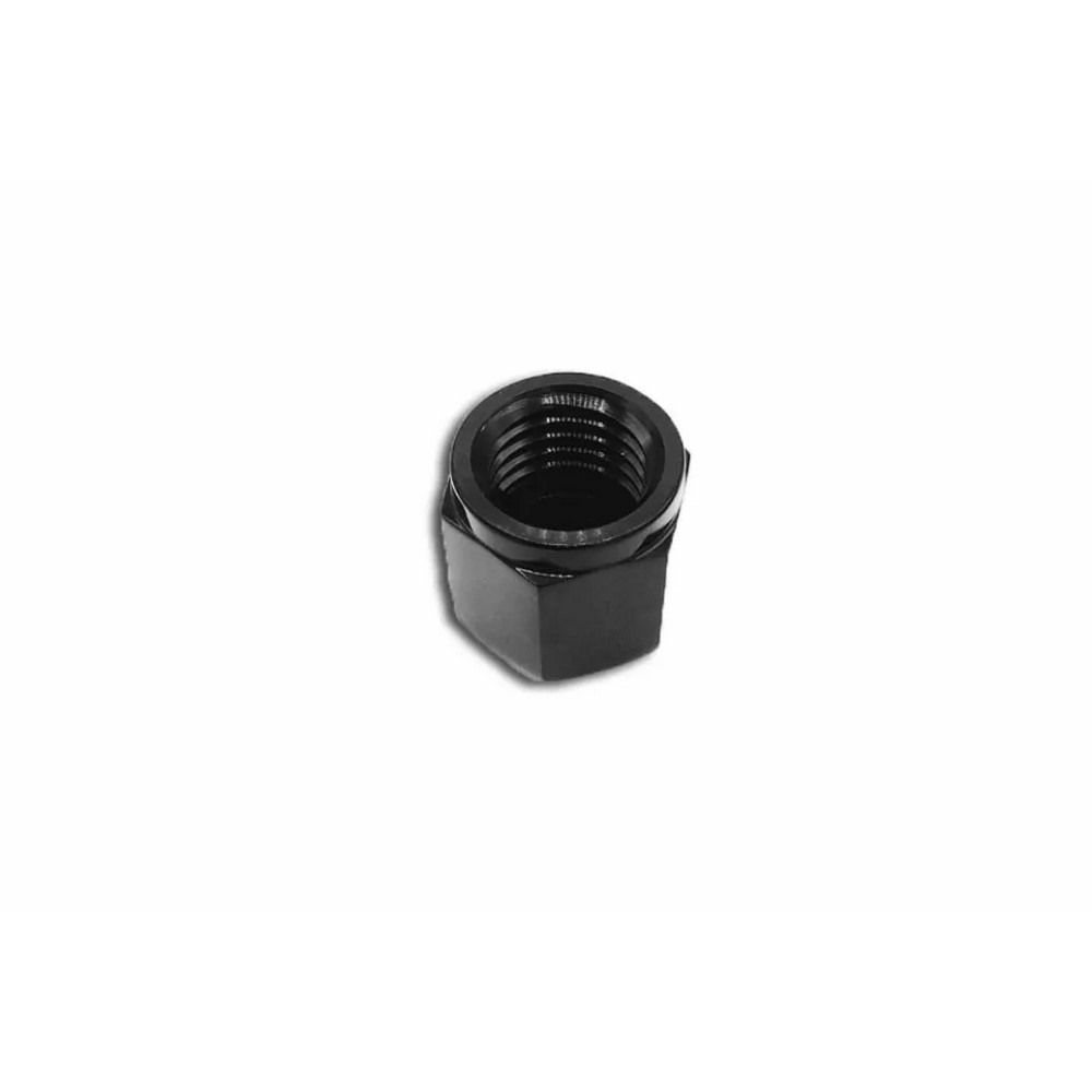 Vrouwelijke stekker OBP zwart aluminium - OBP-CAP.D6 - OBP-CAP-AN6