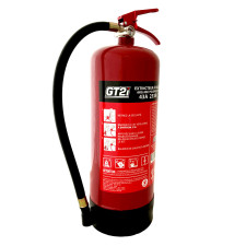 Estintore acciaio meccanico 6Kg Polvere ABC