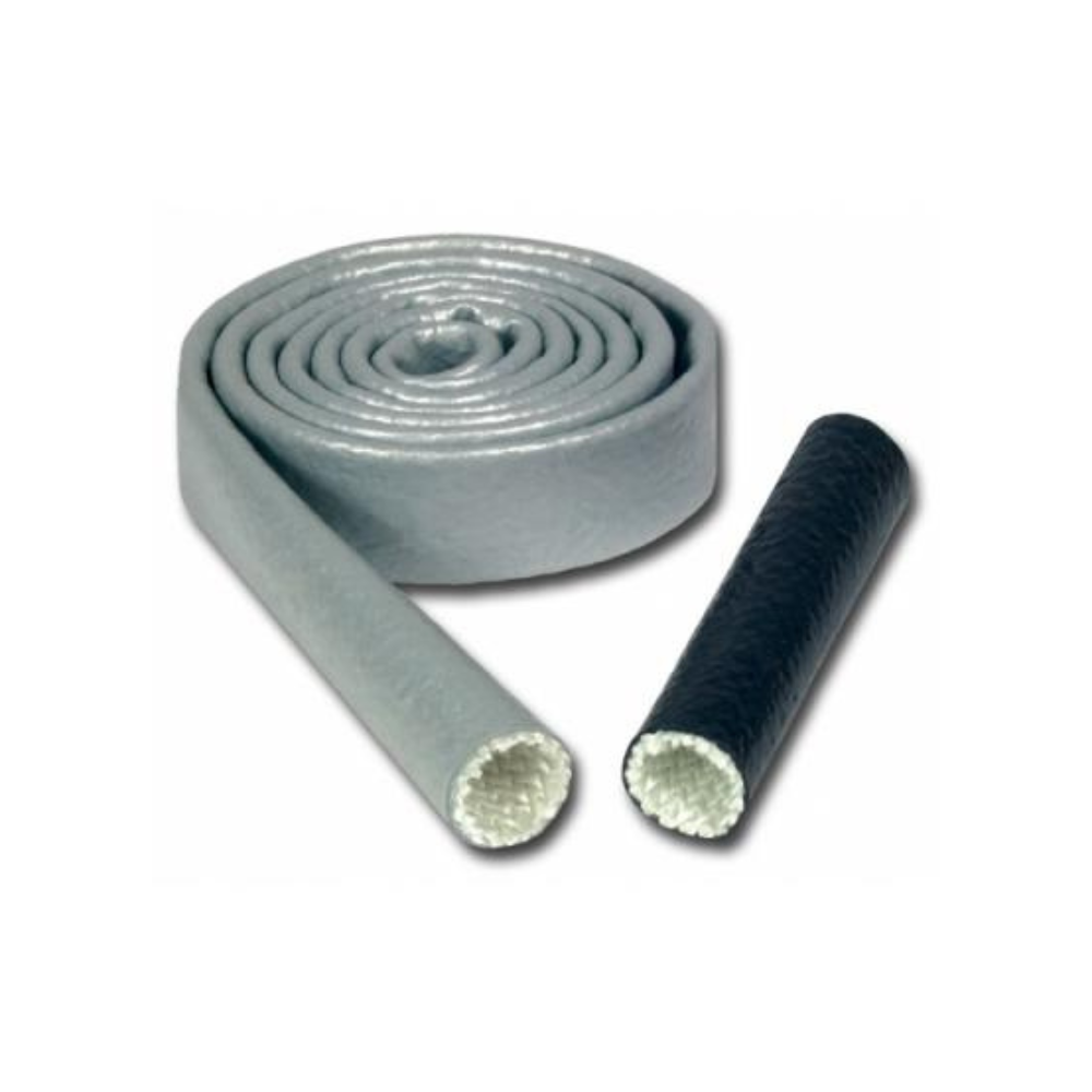 Gaine fibre de verre et silicone Haute-temperature (Gris) COOL IT - 1.90 cm x 30 cm - COO-18076X - TH-18076 - 3666618282824