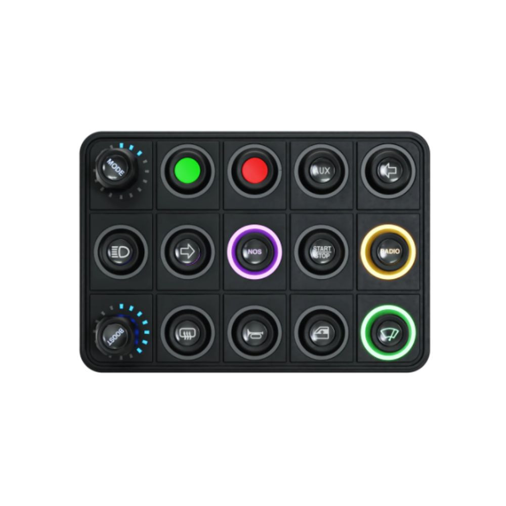 AIM Pro 15-button keypad with 2 rotary switches - AIM-RBI-B15-PRO-R - RBI-B15-PRO-R - 5056421199910