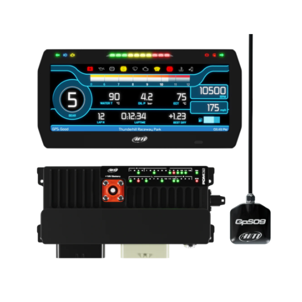 Kit de înregistrare a datelor AIM PDM 32 cu ecran de 10" tip Road - AIM-PDM32-10P-ROAD.STD.1,3 - PDM-32-10-I-1 - 5056421106352