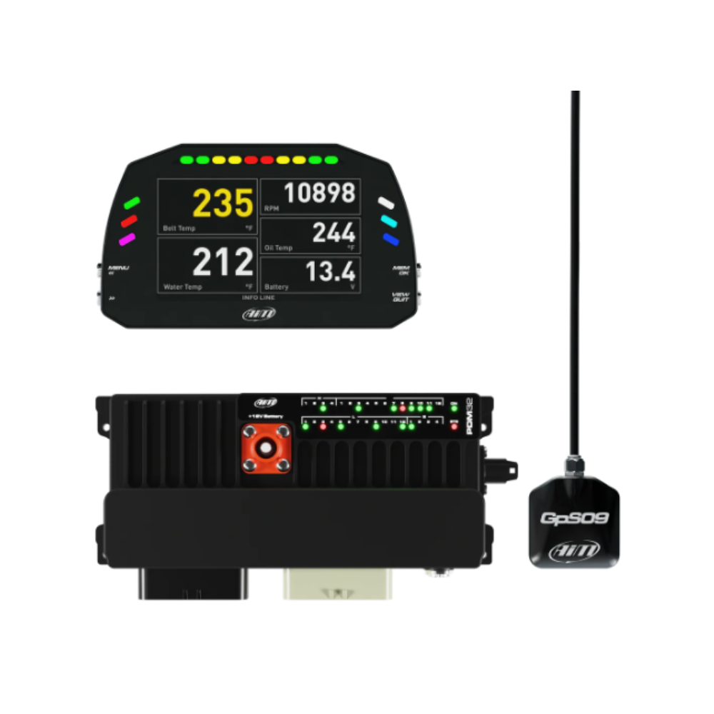 Dataloggingset AIM PDM 32 met 5" rasscherm - AIM-PDM32-5P-RACE.TOP.4 - PDM-32-5-CR4 - 5056421117105
