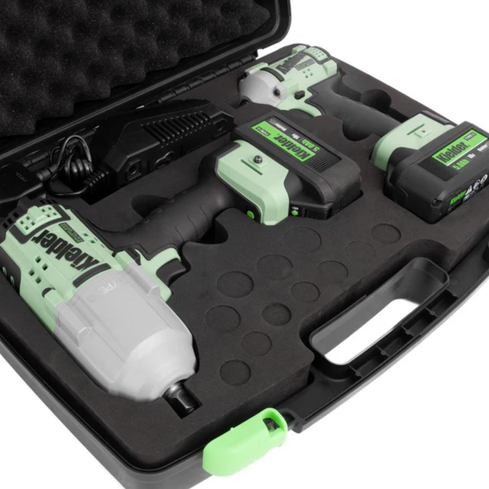 Duo slagmoersleutel KIELDER 1/2 1790Nm en 3/8 340Nm (2x5,0Ah) - KWT-TPK-10EU - KWT-TPK-10EU - 5060441196682