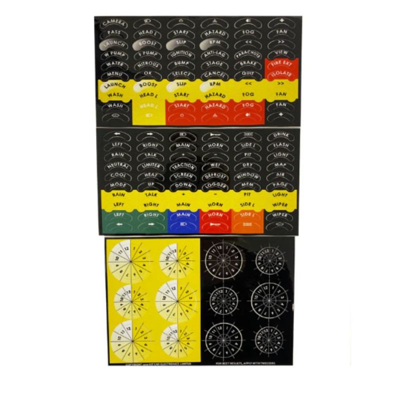 10-kanaals stickervellen voor vliegende plaat AIM - AIM-RBI-SS10 - RBI-SS10 - 5056421106574