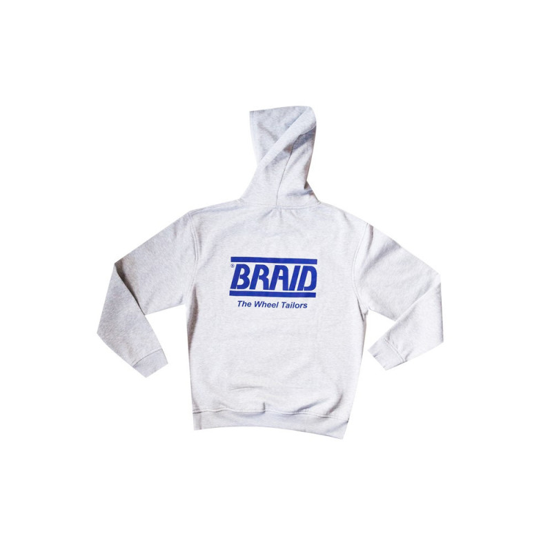 Hoodies BRAID - BD-HOODIE.G.XL - BRAID HOODIE LIGHT GREY XL