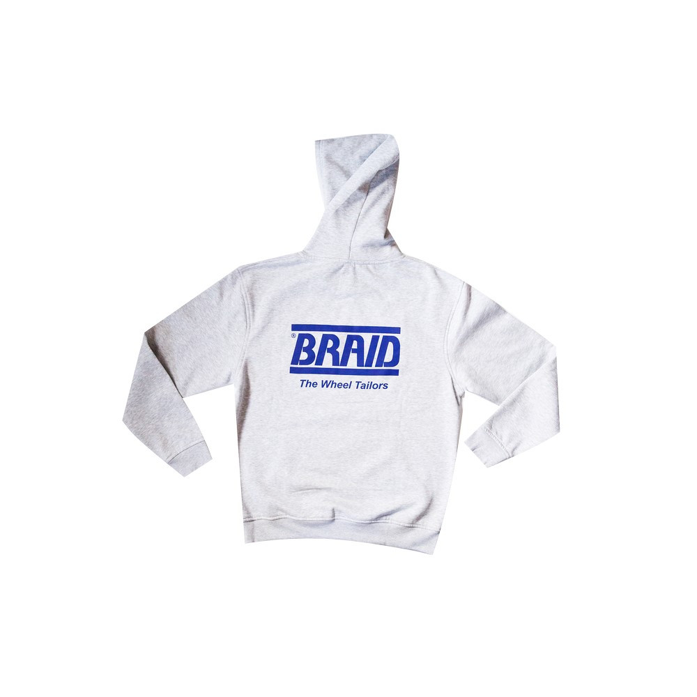 BRAID hoodie - BD-HOODIE.G.XL - BRAID HOODIE LIGHT GREY XL