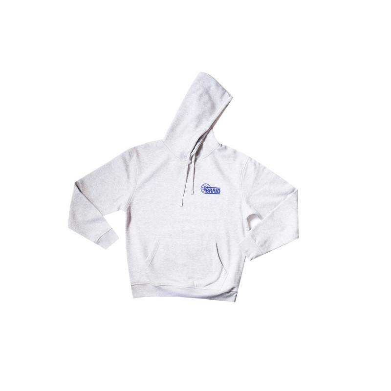 Felpa con cappuccio BRAID - BD-HOODIE.G.XL - BRAID HOODIE LIGHT GREY XL