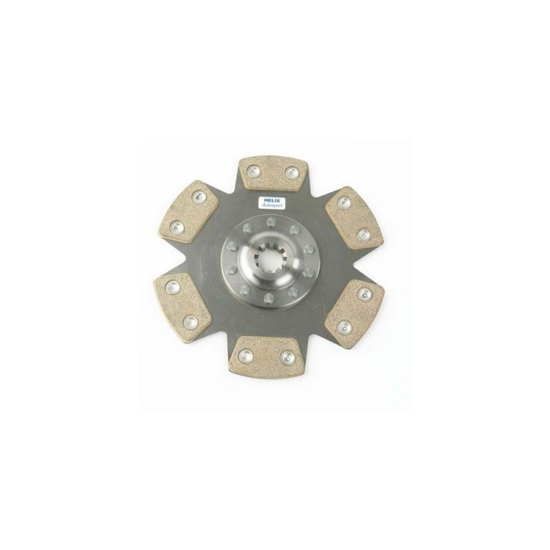 Helix koppelingsplaat 215mm stijf gesinterd metaal 6 pads - HE-78-2148 - 78-2148 - 3666618388175