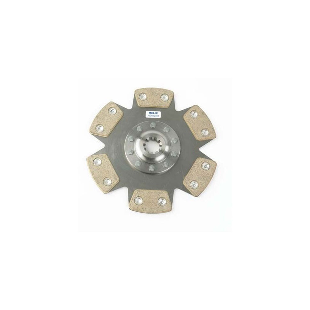 Helix koppelingsplaat 215mm stijf gesinterd metaal 6 pads - HE-78-2148 - 78-2148 - 3666618388175