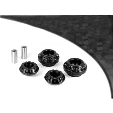 Silent-Bloc Powerflex Bovenste Schokbreker Achter Volkswagen Golf MK1 (73 - 1985) - PF-R85241-2N - PFR85-241BLK - 5055676529176