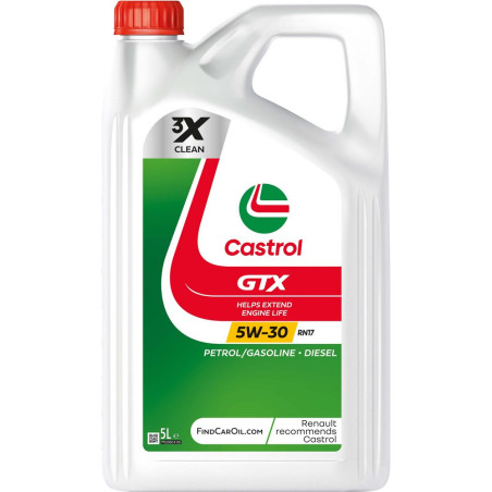 Huile moteur CASTROL GTX 5W-30 RN17 5L