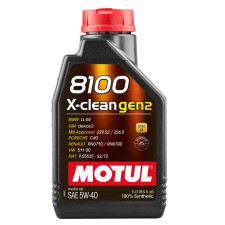 Motorolie MOTUL 8100 X-CLEAN GEN2 5W-40 - 1L can - MOT-81XCLEGEN2-5W40 - 109761 - 3374650296500