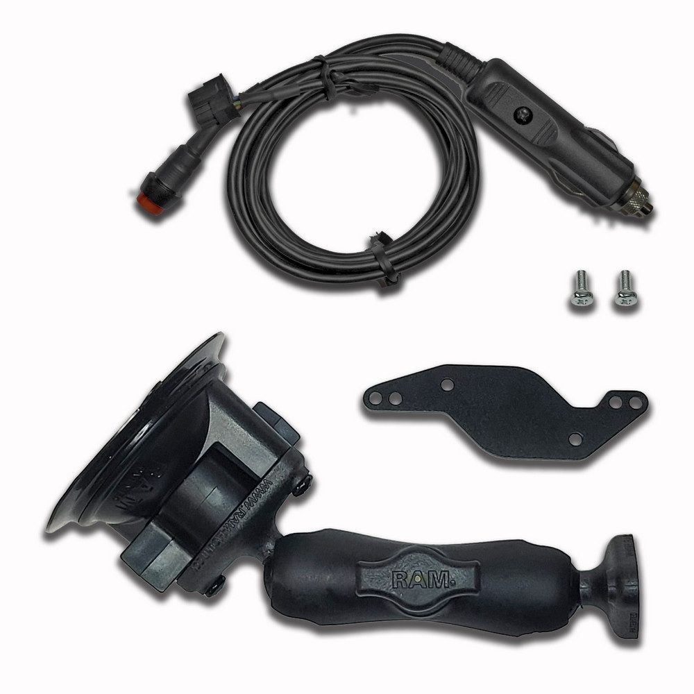 Kit Supporto Ventosa Alimentazione Accendisigari Computer di Bordo Monit - MO-AC007 - AC007-1 - 3661768418406
