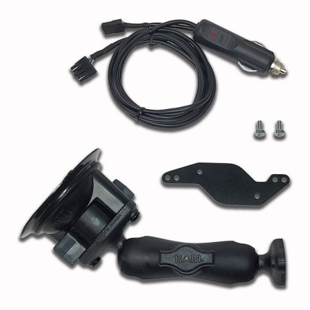 Kit support ventouse alimentation allume cigare pour télécommande MONIT