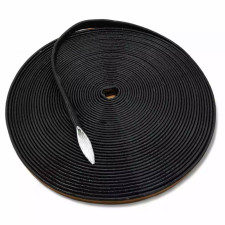 Zwarte gesiliconiseerde glasvezelisolatie OBP 260°C Lengte 1m - OBP-SHS.12 - OBP-SHS-1