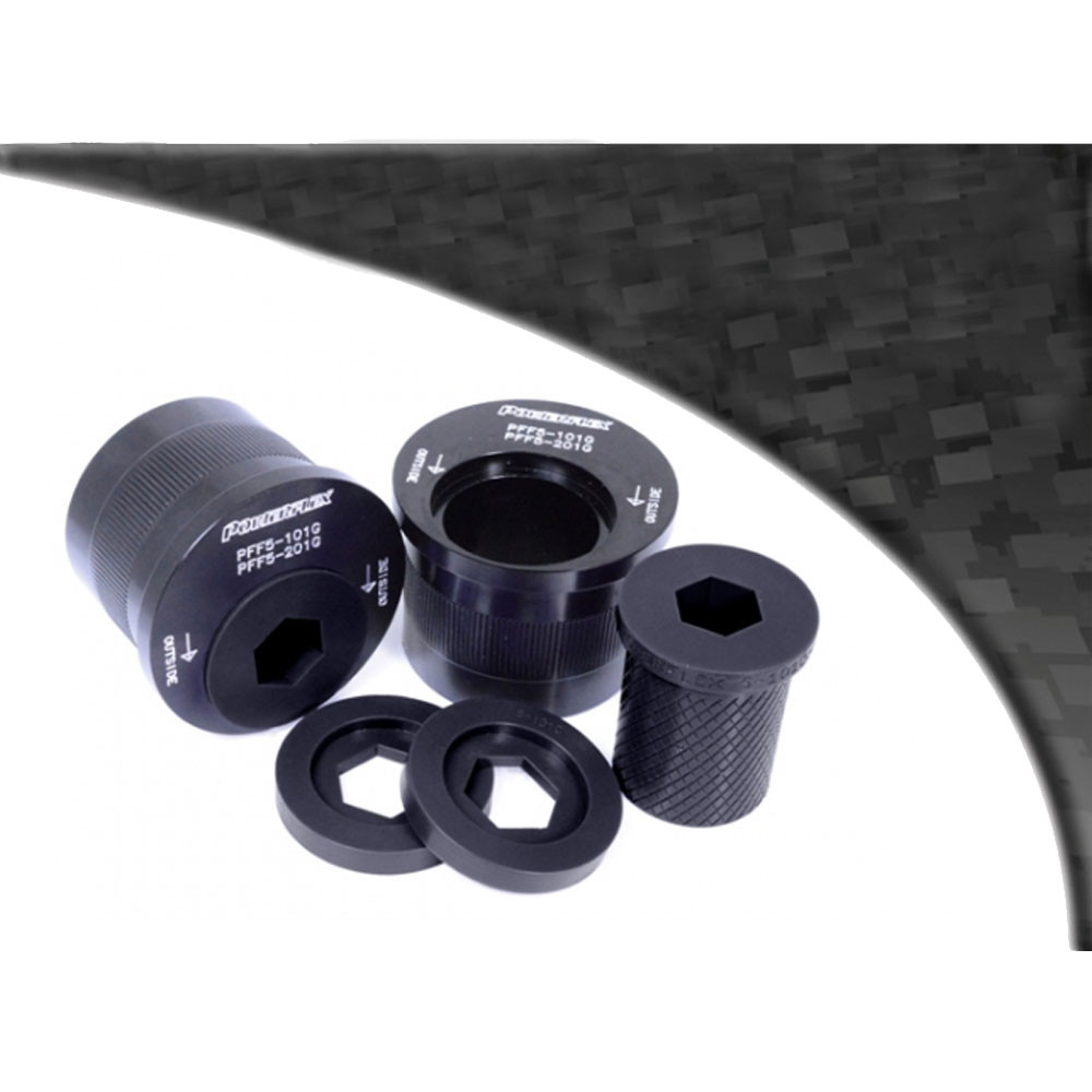 Powerflex bushes for Front Wishbone Rear Bush, Caster Adjusted Mini Coupe R58 (2011 - 2015) - PF-F5201G-2N - PFF5-201GBLK - 5055676539229