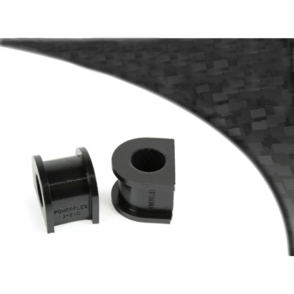 Silent-Bloc Powerflex Black Barre Anti-Roulis Arrière 22mm Audi A4 inclu Avant 2WD (2005 - 2008) - PF-R321022-2N - PFR3-210-22BLK - 5055676525925