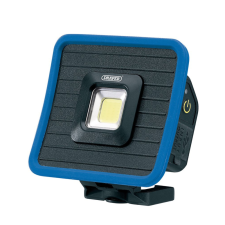 Mini projecteur à LED COB DRAPER rechargeable et batterie avec base magnétique, 10 W, 1000 lumens