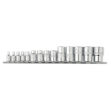 Draper Expert TX-STAE socket set, ¼'', 3/8'' and ½'' (14 pieces).