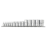 Jeu de douilles Draper Expert TX-STAE, ¼’’, 3/8’’ et ½’’ (14 pièces).