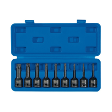Draper TX-STAR socket bit set, ½'' (9 pieces).