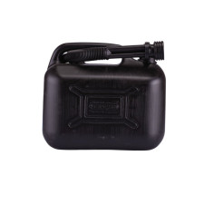 Tanica di plastica Draper per carburante, 5L, nera.