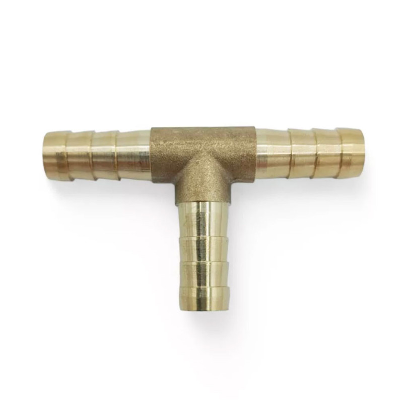 T-fitting OBP voor 8mm benzineslang, messing - OBP-OEC-14 - OBP-OEC-14 - 3666618504223