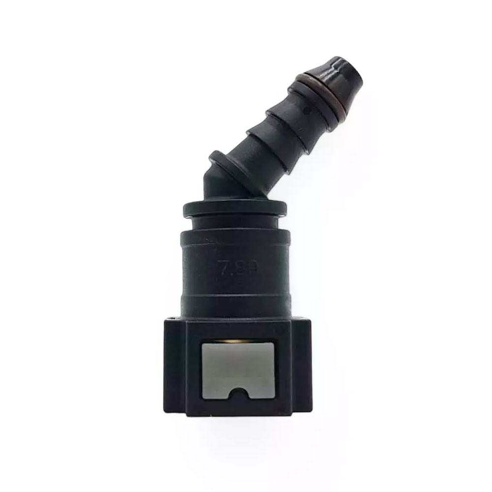 Raccordo OBP SAE J0244 diametro 7,89mm connessione originale da 8mm 45° nero - OBP-OEC-9 - OBP-OEC-9 - 3666618504278
