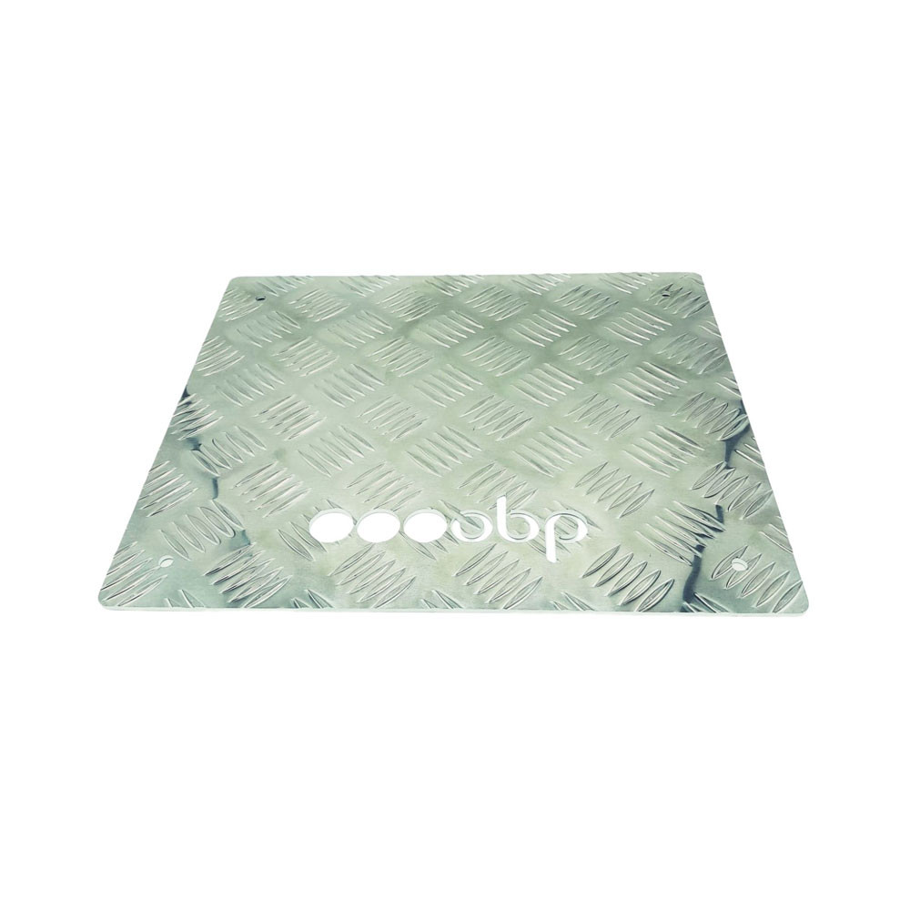 Poggiapiedi alluminio piatto OBP 312x365x3mm - OBP-A044 - OBPA044 - 3666618509082