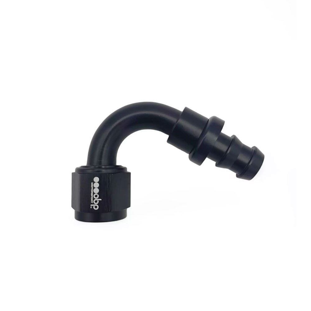 Racord mamă push-lock 120° OBP negru - OBP-PL-120.D6 - OBP-PL-6-120