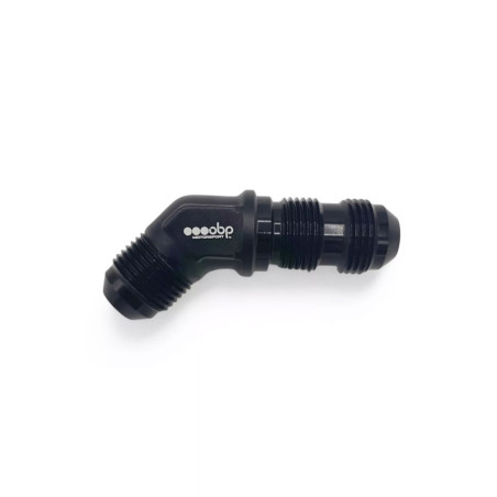 Adaptateur passe cloison 45° OBP noir