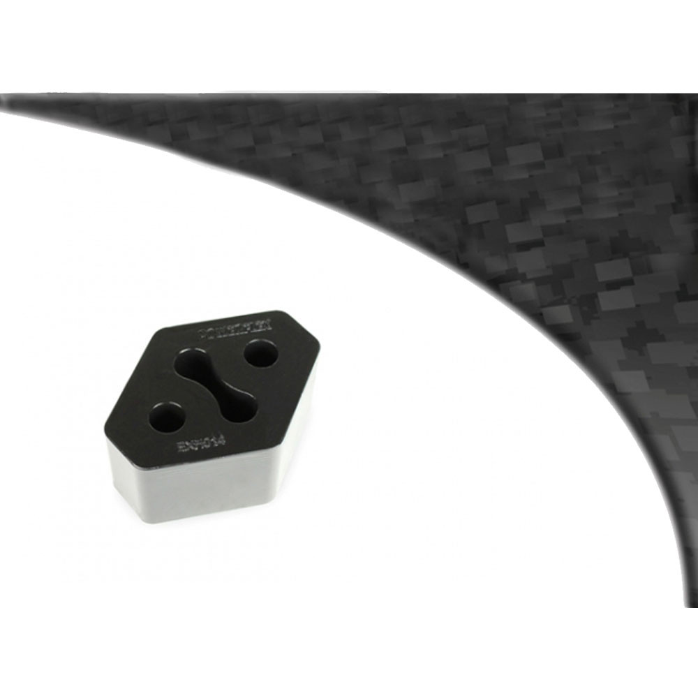 Boccola Powerflex Black supporto di scarico universale - PF-EXH014-N - EXH014BLK - 5055676547163