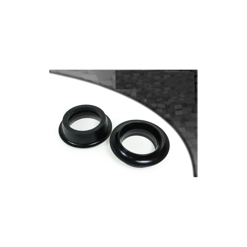 POWERLEX ZWART bovenste veerpootsteunen voor 205/309 GTi (X2) - PF-F50230-2N - PFF50-230BLK - 5055676564238