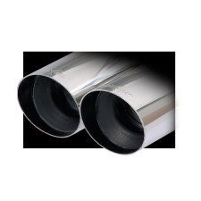 Terminal sans silencieux 2x80 Racing Inoxcar Hyundai I20 N-Line 1,0 Hybride 48v 2021-2023