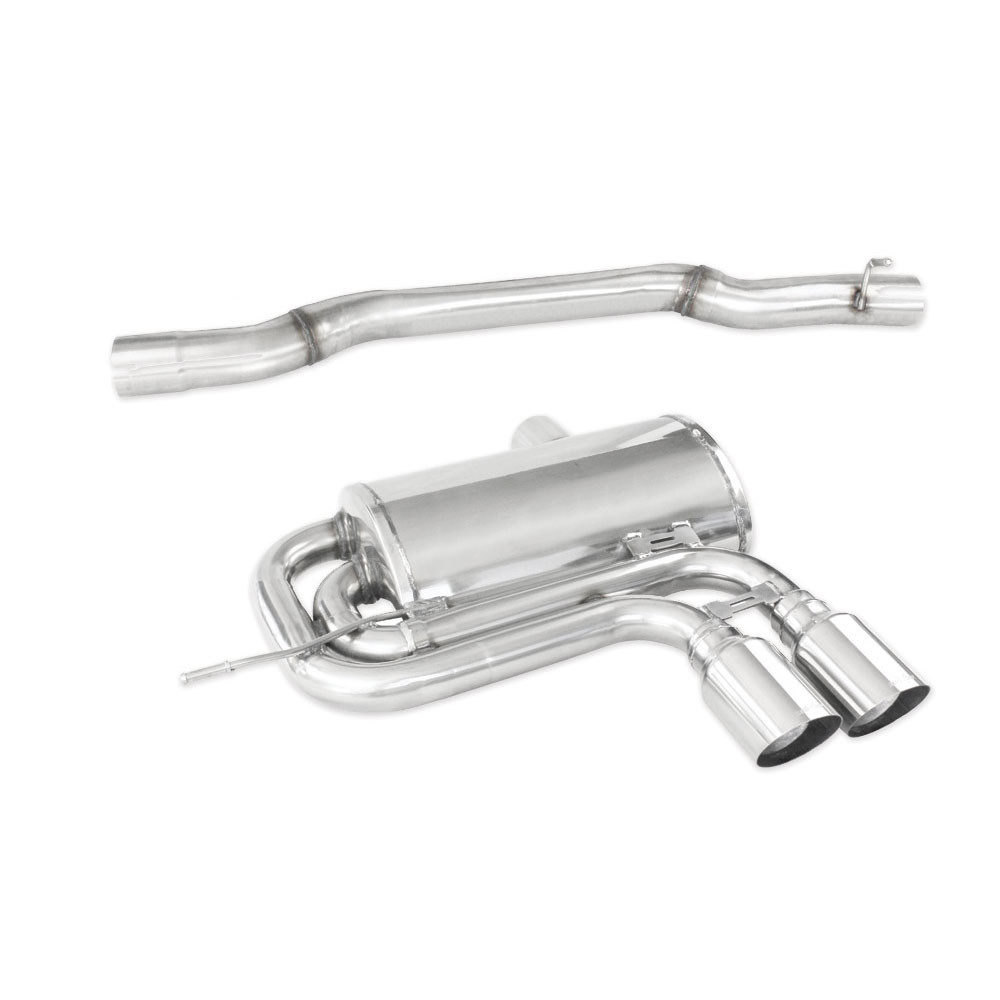 Posteriore silenziato 2x90 Racing Inoxcar Mini Cooper (F57) JCW 2,0 Convertibile 2020-2024 - IC-MICO33RA - MICO.33.RA