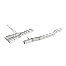 Terminal sans silencieux 2x90 Racing Inoxcar Mini Cooper (F57) JCW 2,0 Cabriolet 2020-2024