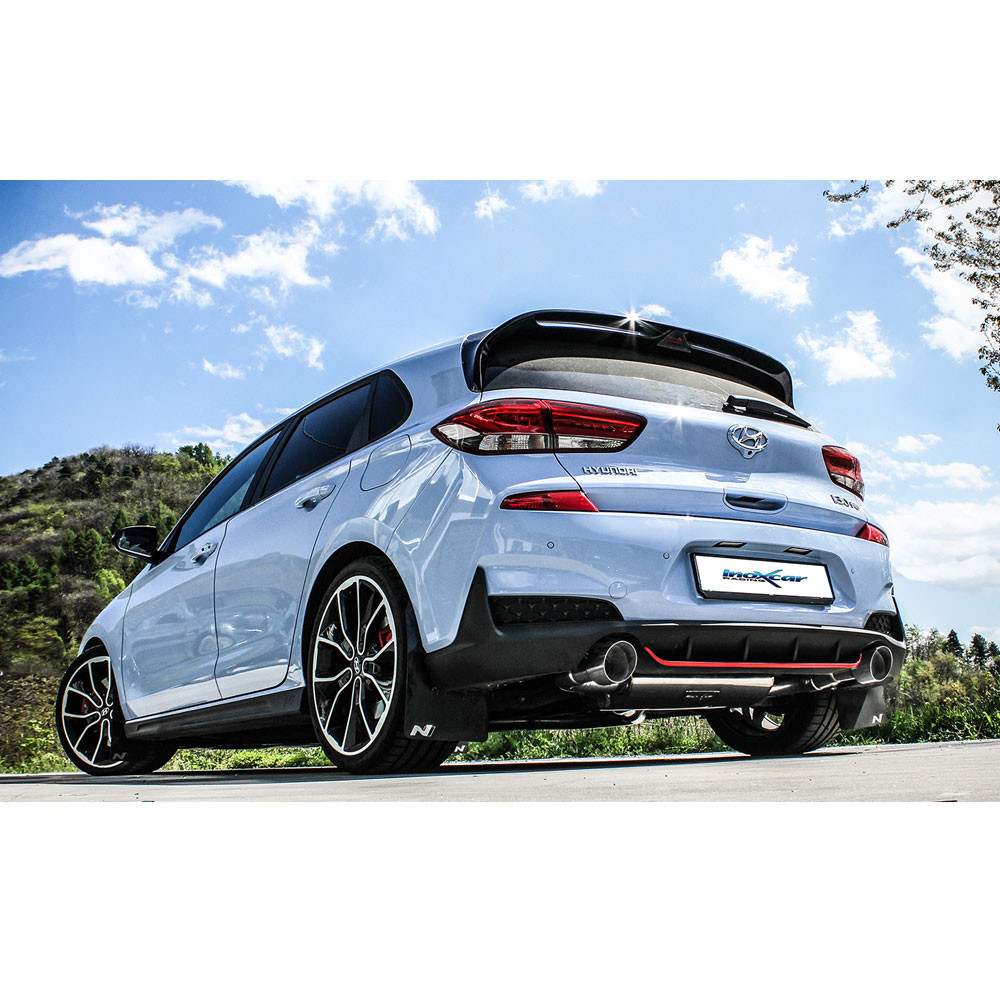 Țeavă de eșapament Africa Inoxcar pentru Hyundai i30N 2,0 (275 cv) fabricat după 2019 - IC-AFI30N01 - AFI30N.01 - 3666618504780