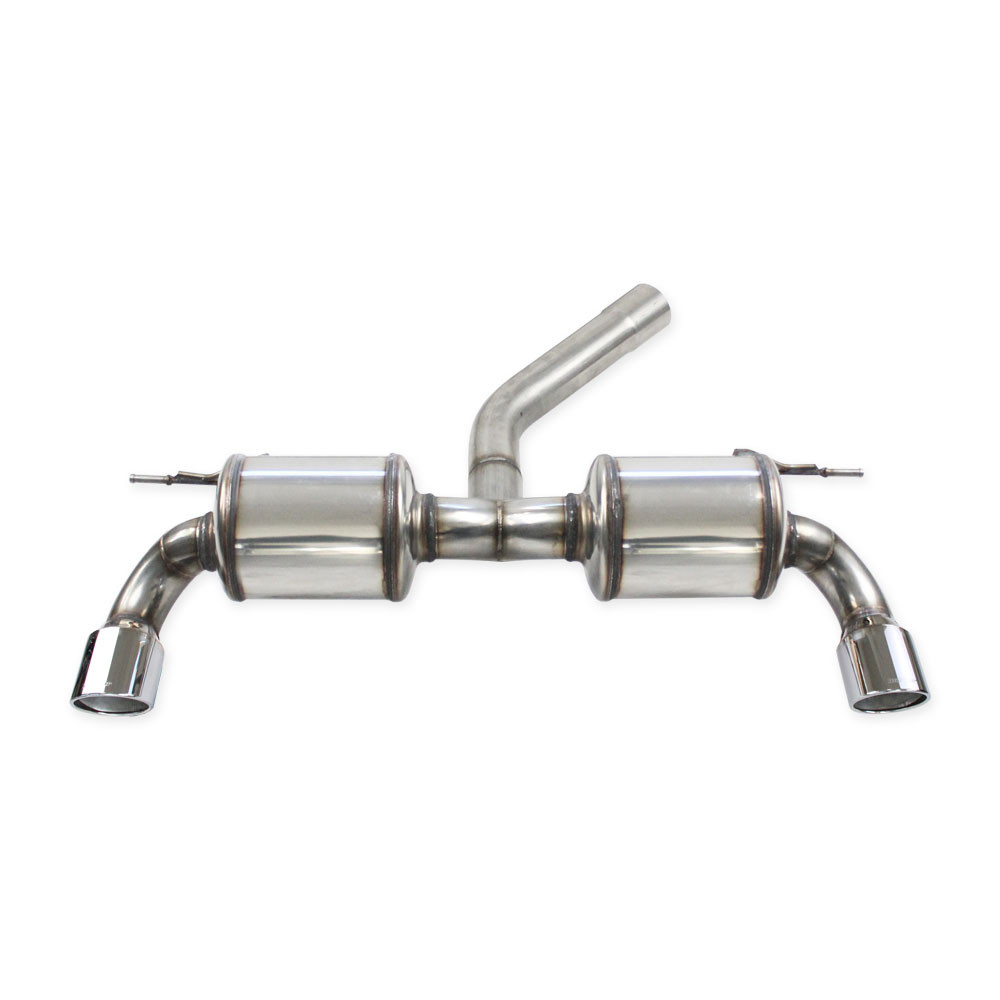 Inoxcar duplex rear muffler 90mm X-Race BMW F21 2,0T 2016 on - IC-TWBMF2101XR90 - TWBMF21.01.XR90 - 3666618504551