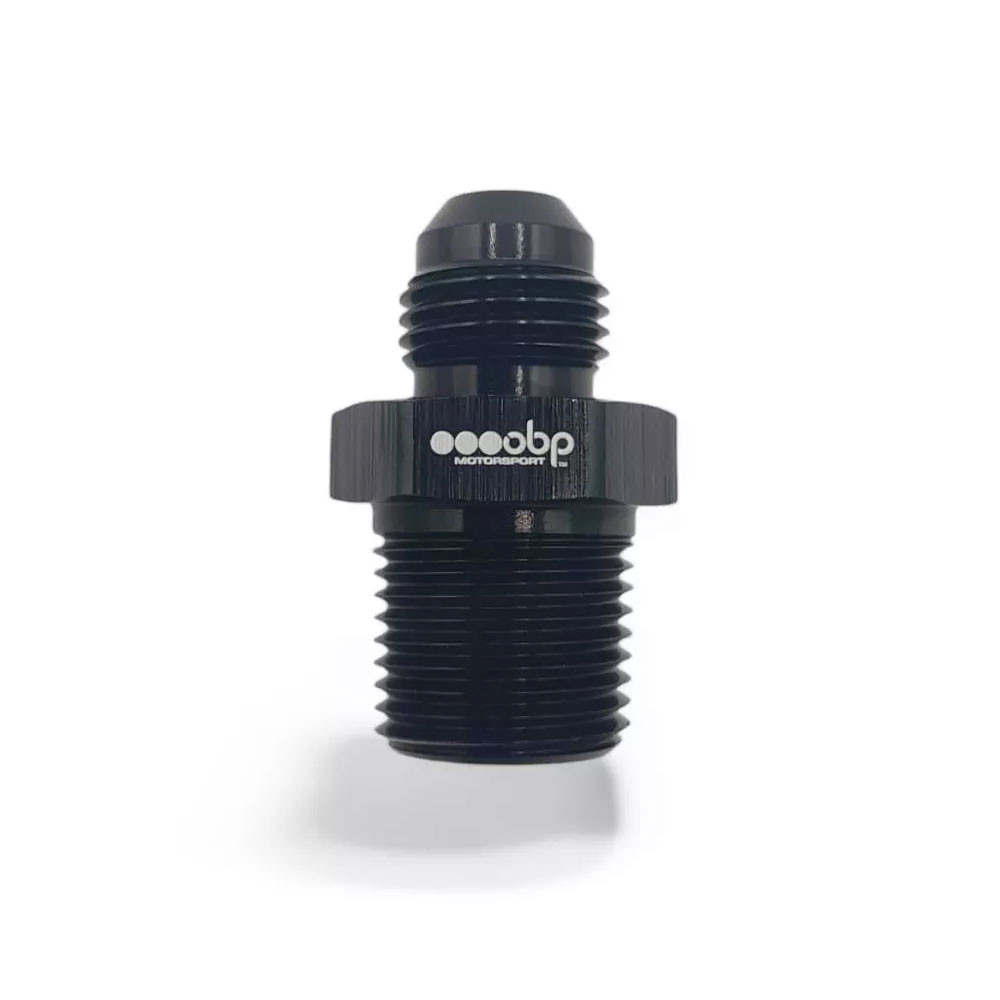 OBP straight male/male adaptor AN-6-3/8NPT - black - OBP-6-3-8-NPT - OBP-6-3/8NPT - 3666618509549