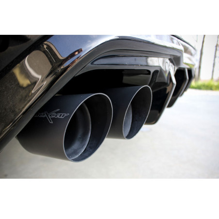Duplex arrière avec silencieux 2x90 Racing Black Ceramic Inoxcar Cupra Formentor 1,5 TFSI (Multilink) après 2021