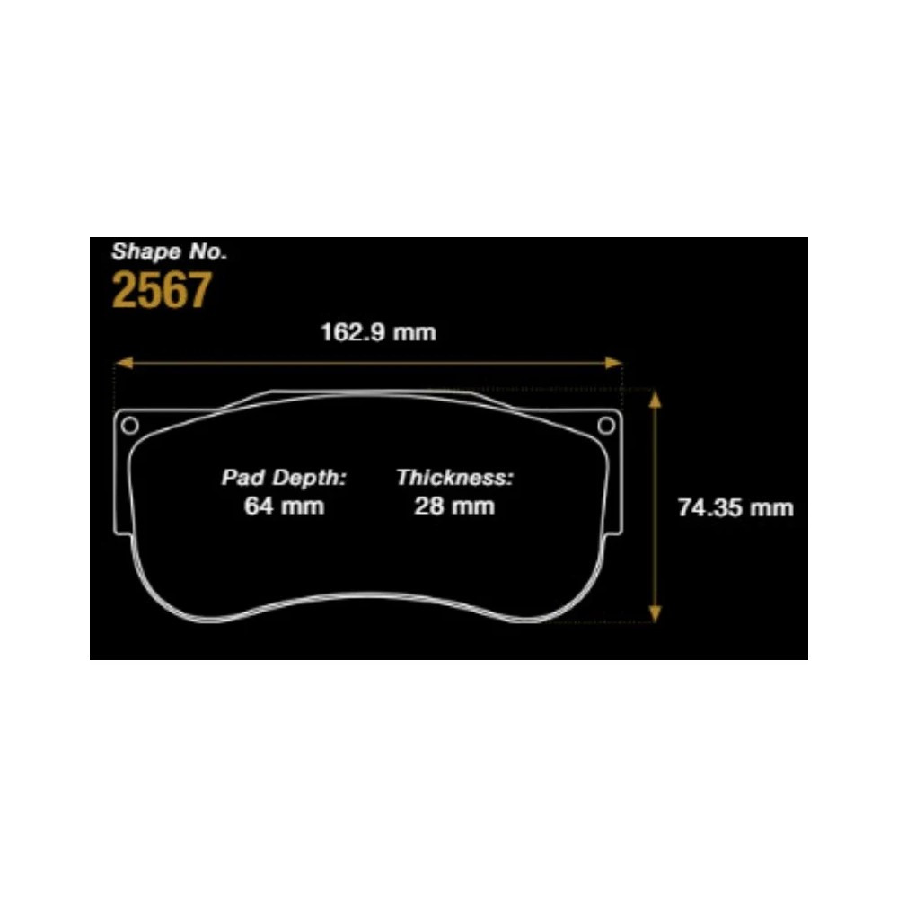 Plăcuțe de frână Pagid S2567 RSX - PA-2567-RSX - S2567RSX001 - 4056029078595