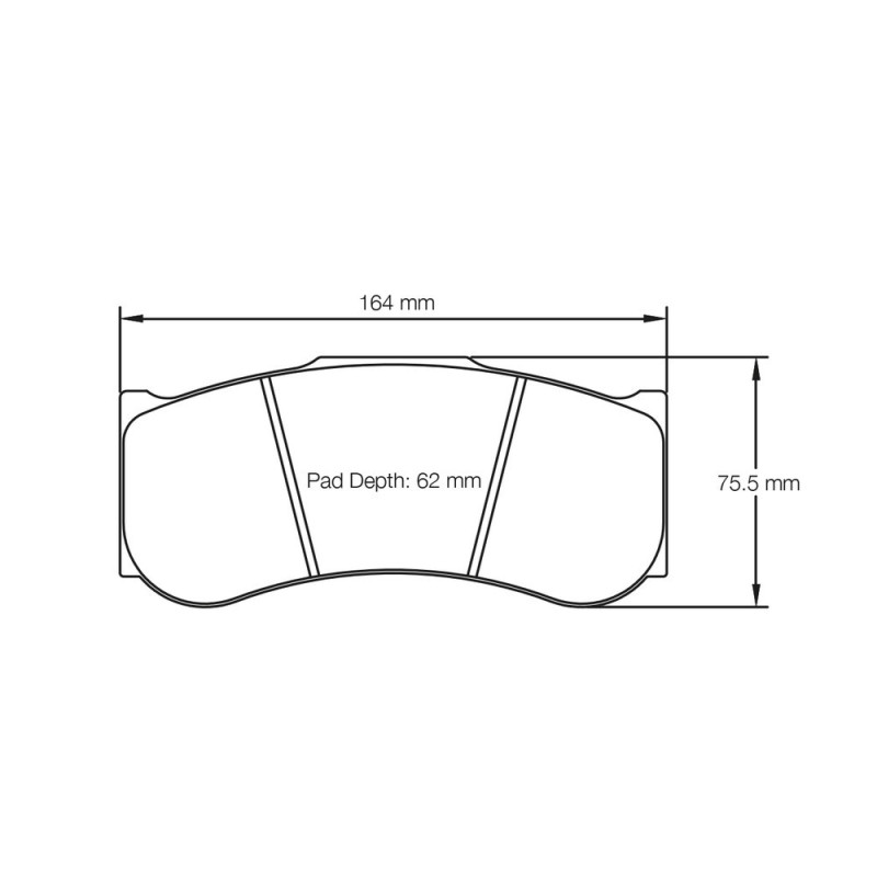 Pagid S2019 RSX remblokken - PA-2019-RSX - S2019RSX001 - 4056029078564