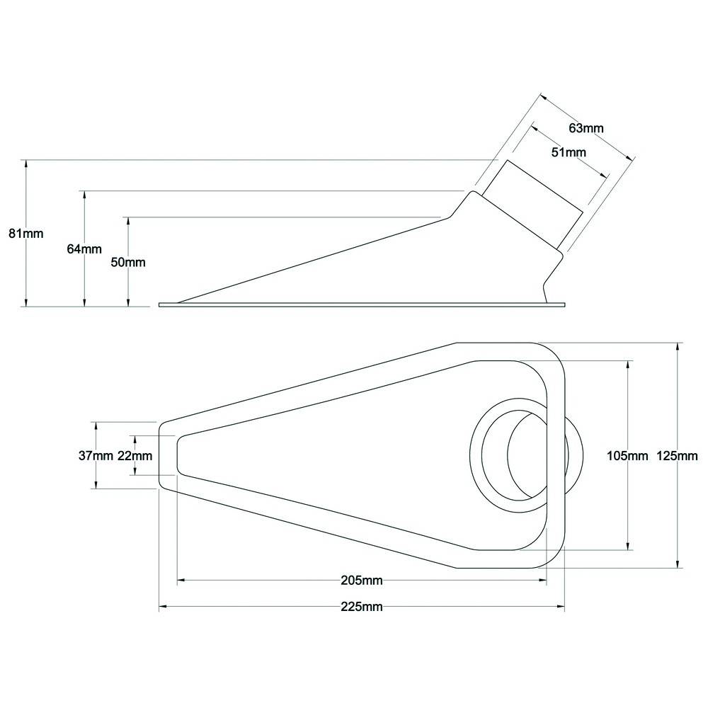 Ecope Naca Revotec, diametru 63/51 mm, transparentă - REN-IDS-1C - IDS-1C - 3661768563809