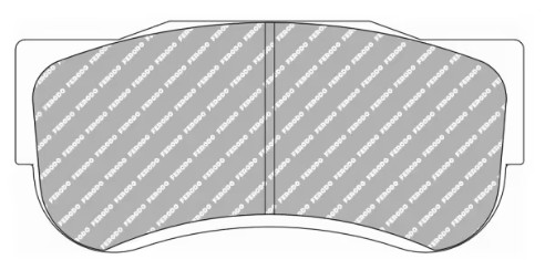 Ferodo DS3.12 brake pads Porsche 911 GT3 R / Mercedes AMG GT4 - F-RP3155TL66 - FRP3155TL66 - 3666618003658