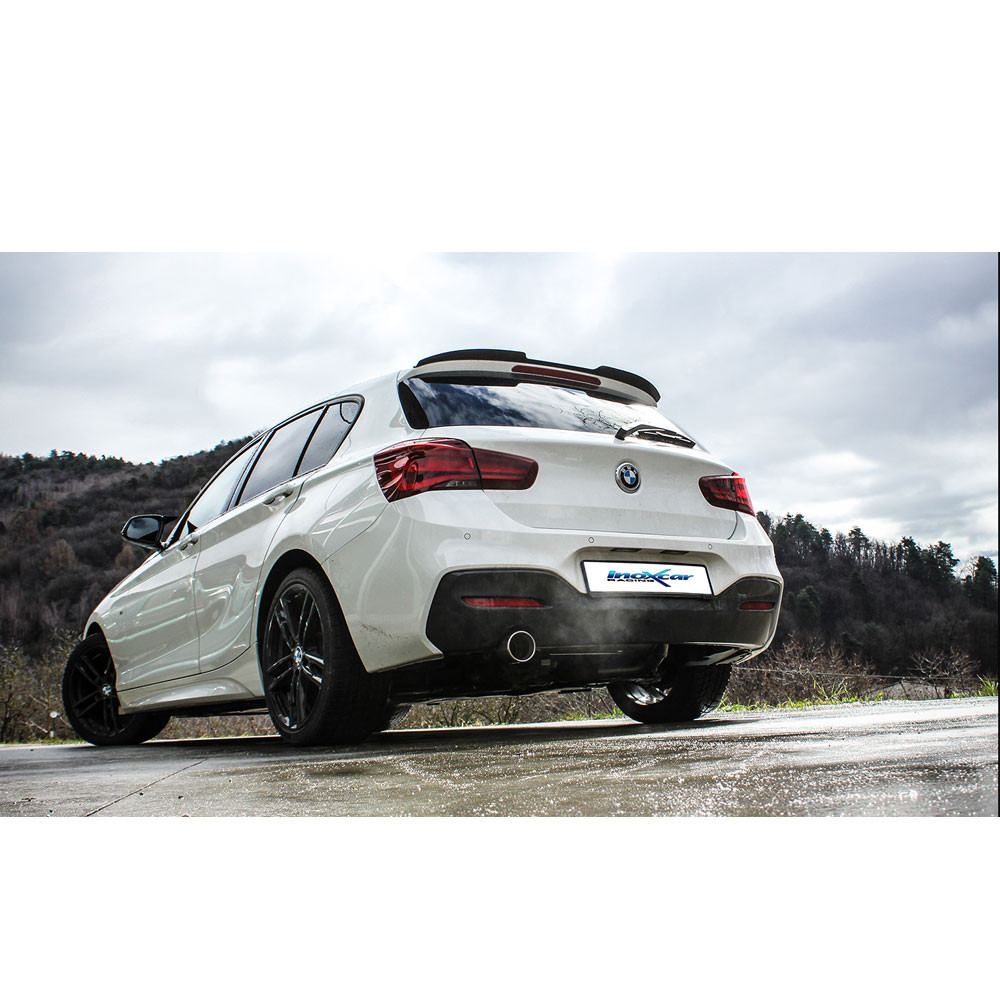 Posteriore senza silenziatore diametro 90mm Inoxcar BMW F20 118i 1,5 2015-2019 - IC-BMF200490 - BMF20.04.90 - 3666618503660